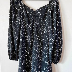 Missguided Exclusive Shirred Skater Dress with Open Back